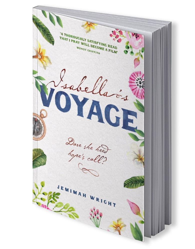Isabella's Voyage by Jemimah Wright - book standing upright.